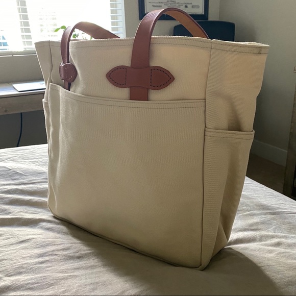 Natural color RUGGED TWILL TOTE BAG - Picture 3 of 6